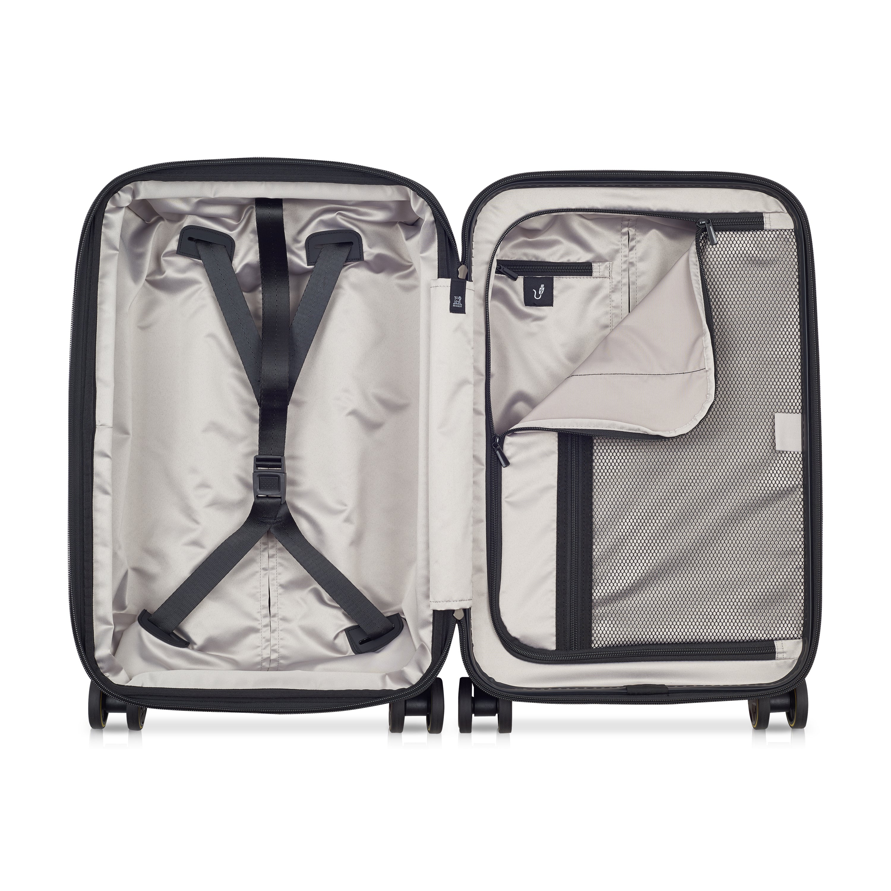 Peugeot Zip Hardcase 4 Double Wheel  Expandable Luggage Trolley