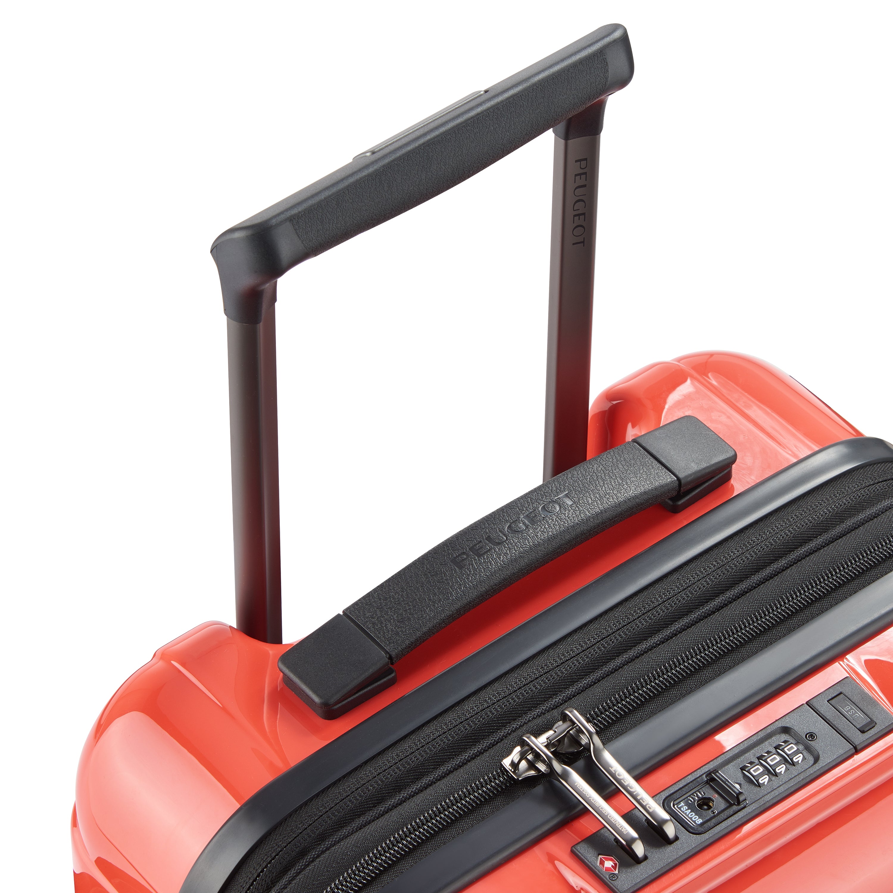 Peugeot Zip Hardcase 4 Double Wheel  Expandable Luggage Trolley