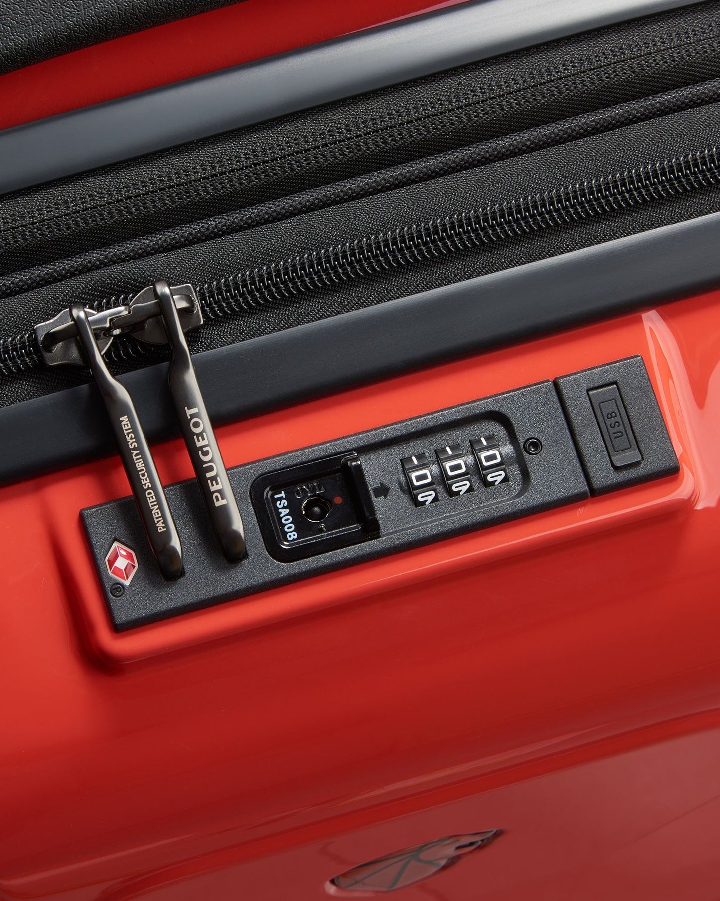 Peugeot Zip Hardcase 4 Double Wheel  Expandable Luggage Trolley