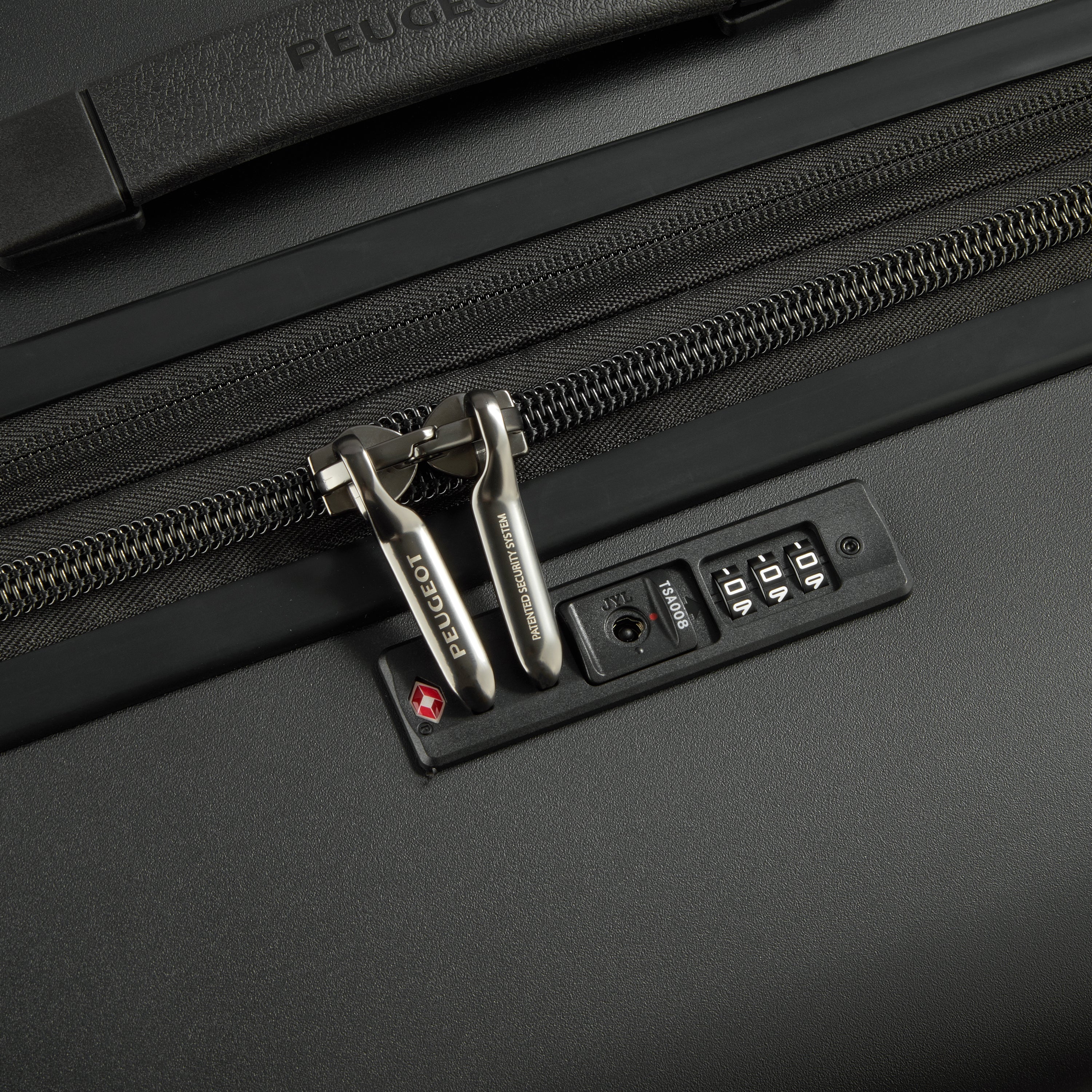 Peugeot Zip Hardcase 4 Double Wheel  Expandable Luggage Trolley