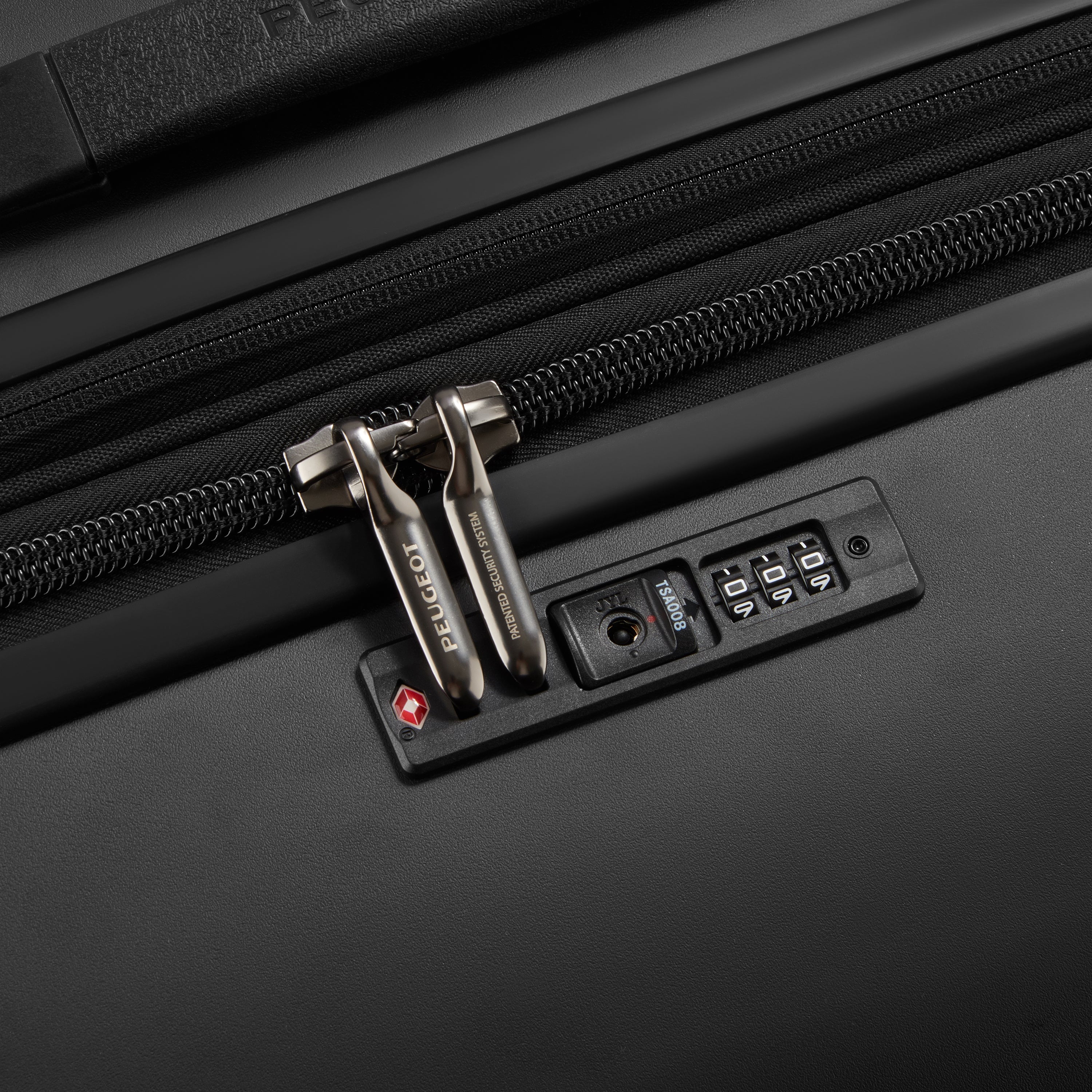 Peugeot Zip Hardcase 4 Double Wheel  Expandable Luggage Trolley