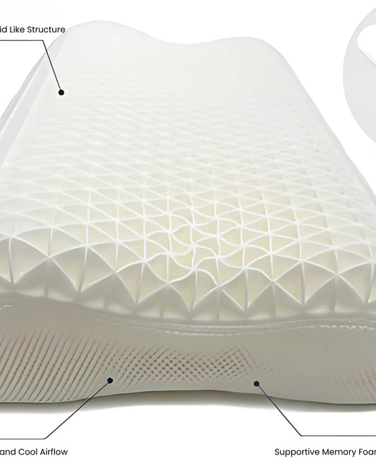 Linen Obsession "Contour Pillow" Intelligent Pressure Relief