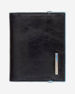 Piquadro Blue Square Credit Card Holder - Black - PP1395B2/N