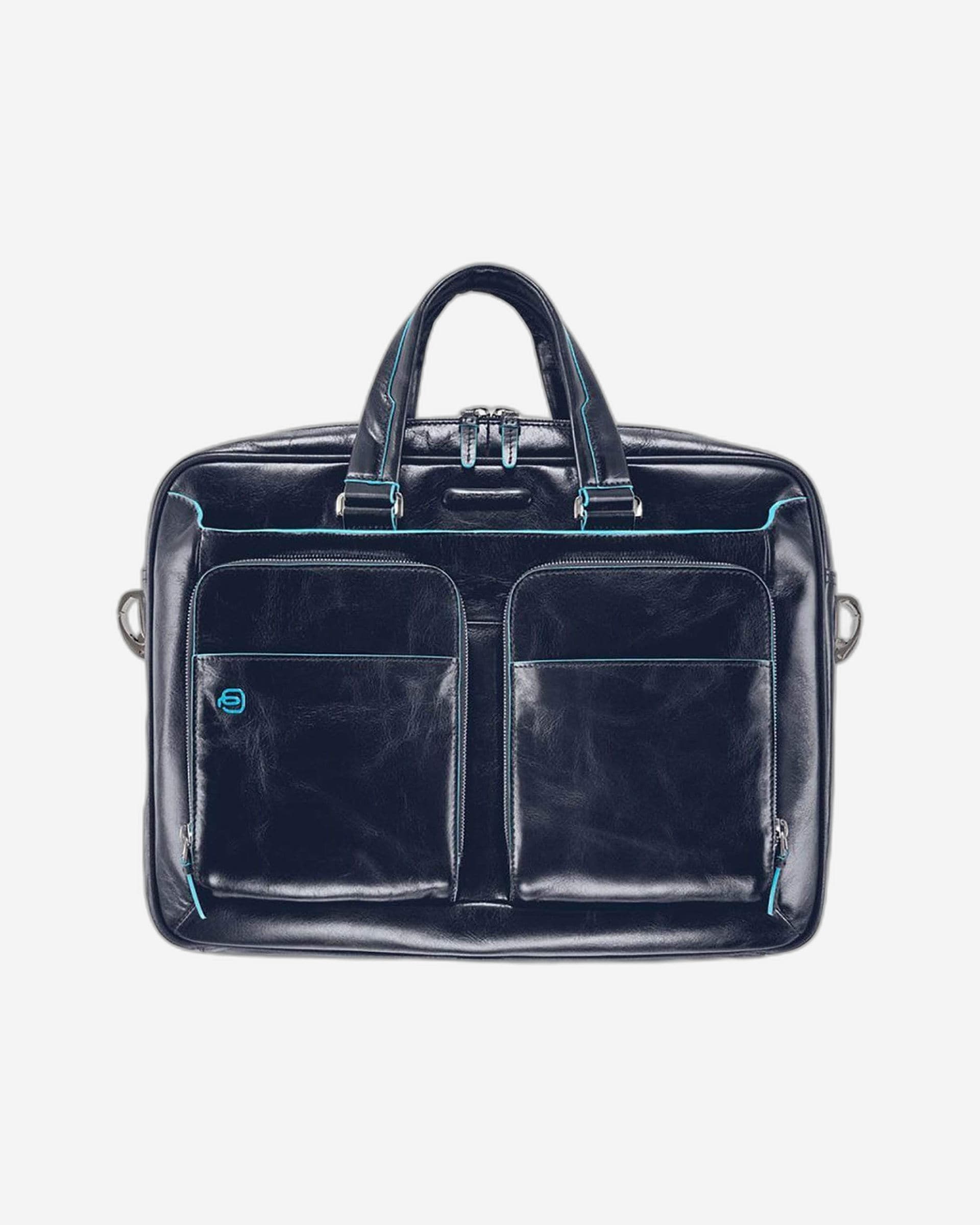 Buy Piquadro Blue Square Portfolio Online in UAE | Jashanmal