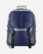 Piquadro Cabin Size Luggage Trolley Bag - Blue - BV3148OS/N