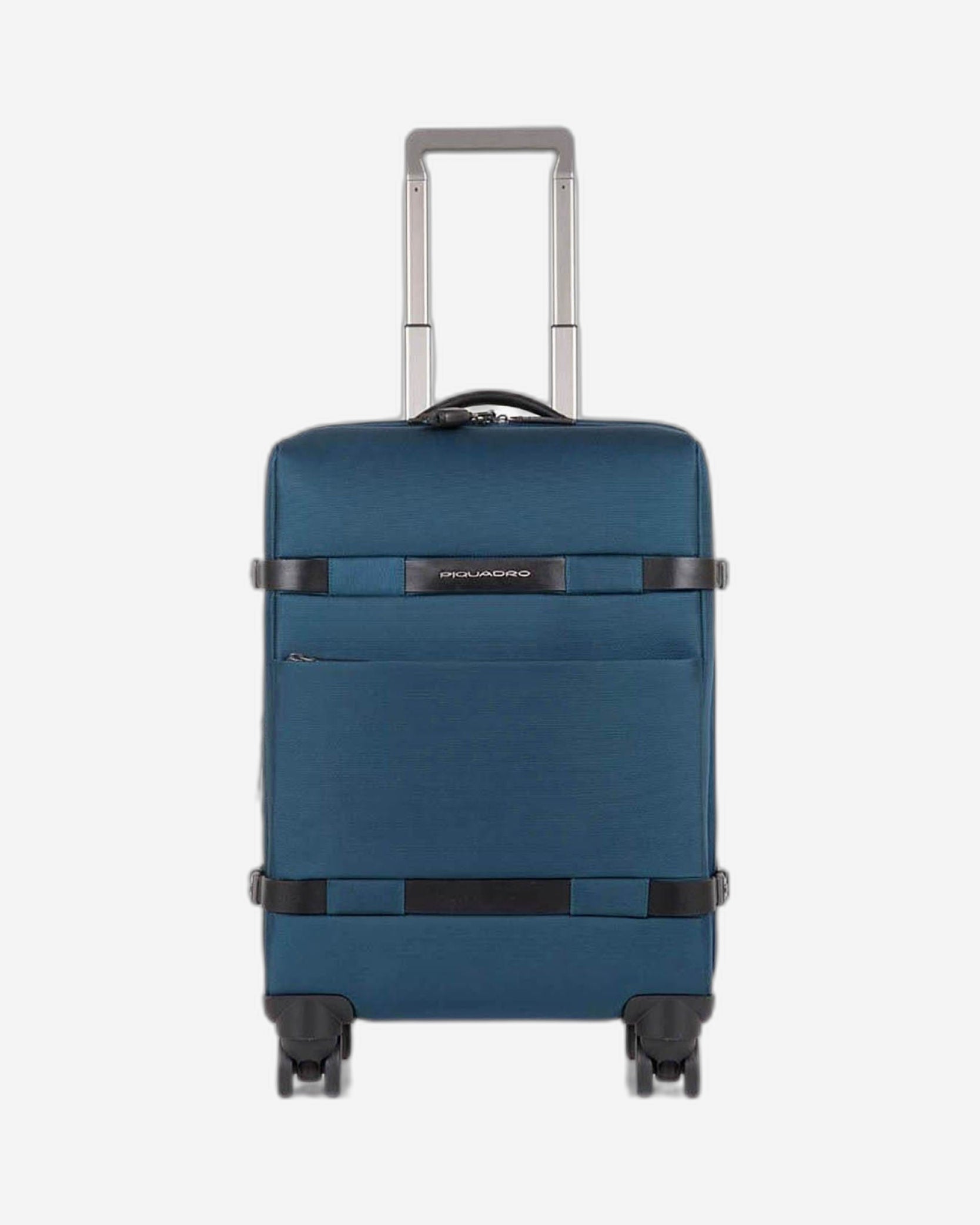 Piquadro Expandable Tsa Move2 Padlock Luggage Trolley Bag - Navy Blue - BV3873M2/N