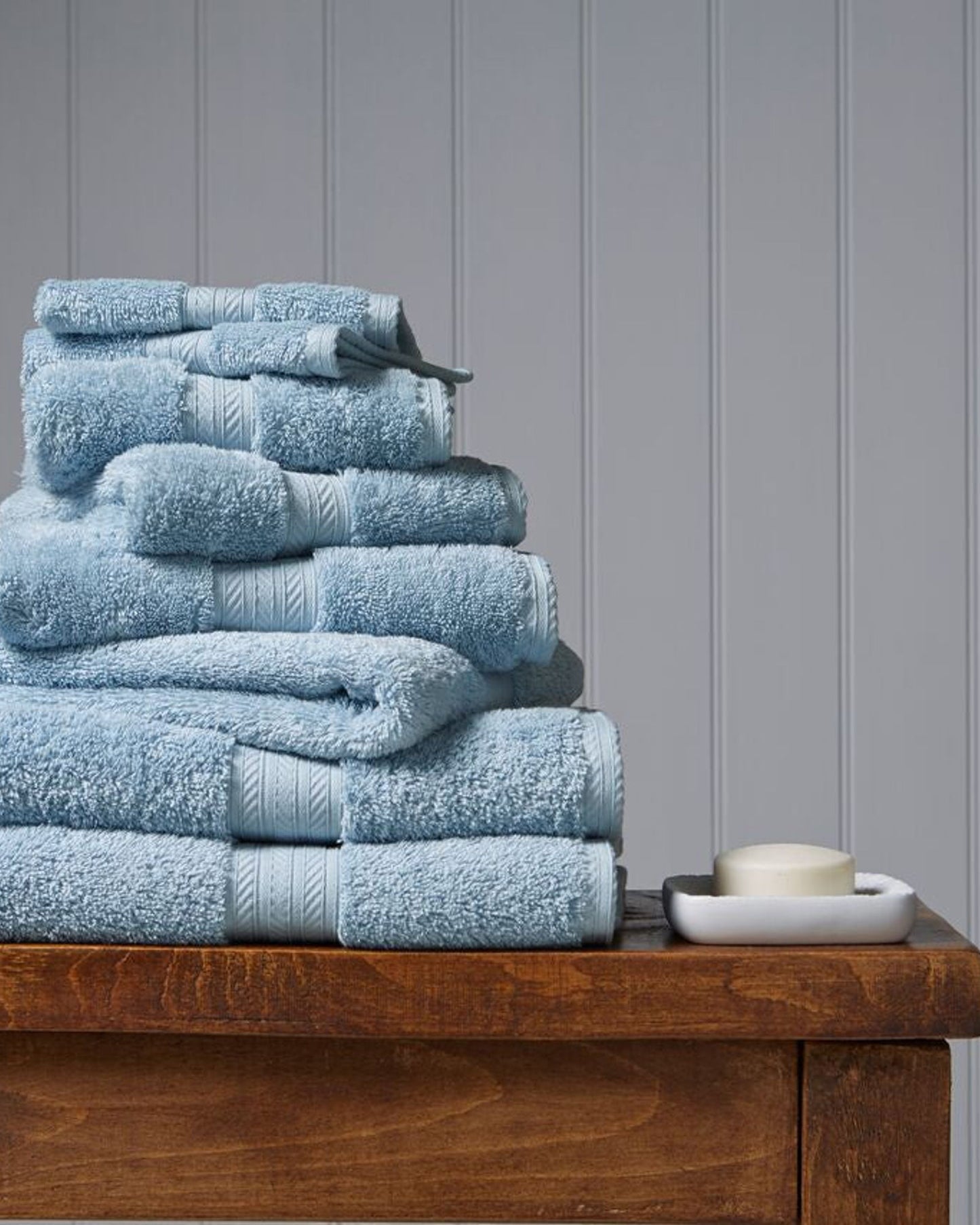 Christy Renaissance Bath Towels Chambray