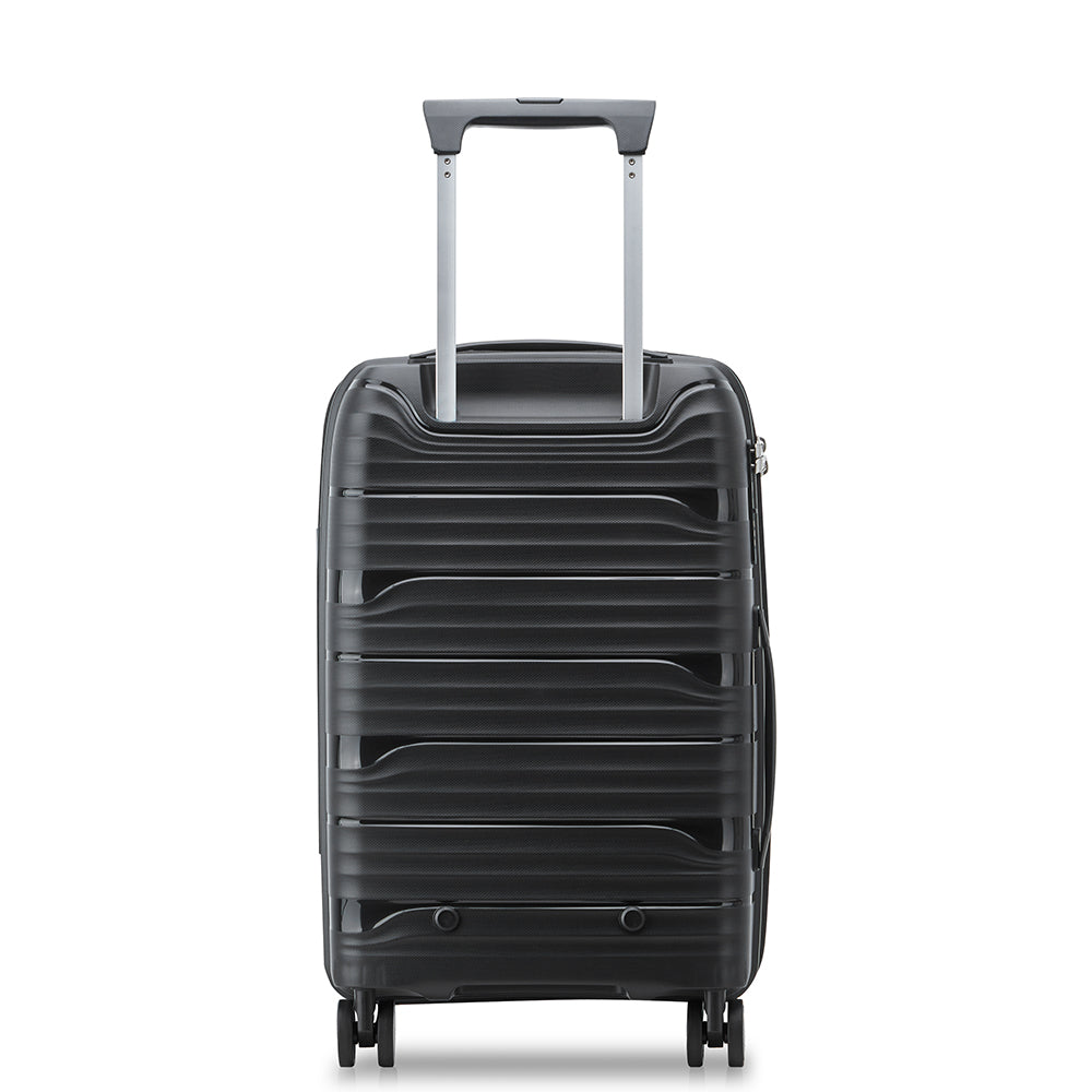 Delsey Paris Securitech Dune Hardcase 4 Double Wheel Expandable Luggage Trolley