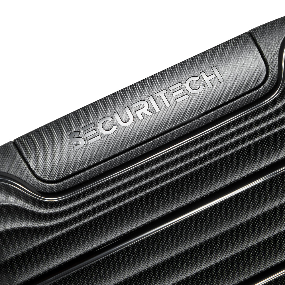 Delsey Paris Securitech Dune Hardcase 4 Double Wheel Expandable Luggage Trolley