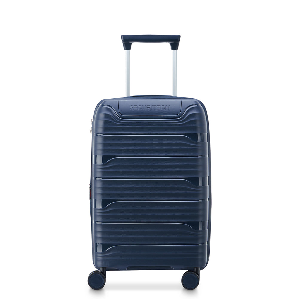 Delsey Paris Securitech Dune Hardcase 4 Double Wheel Expandable Luggage Trolley