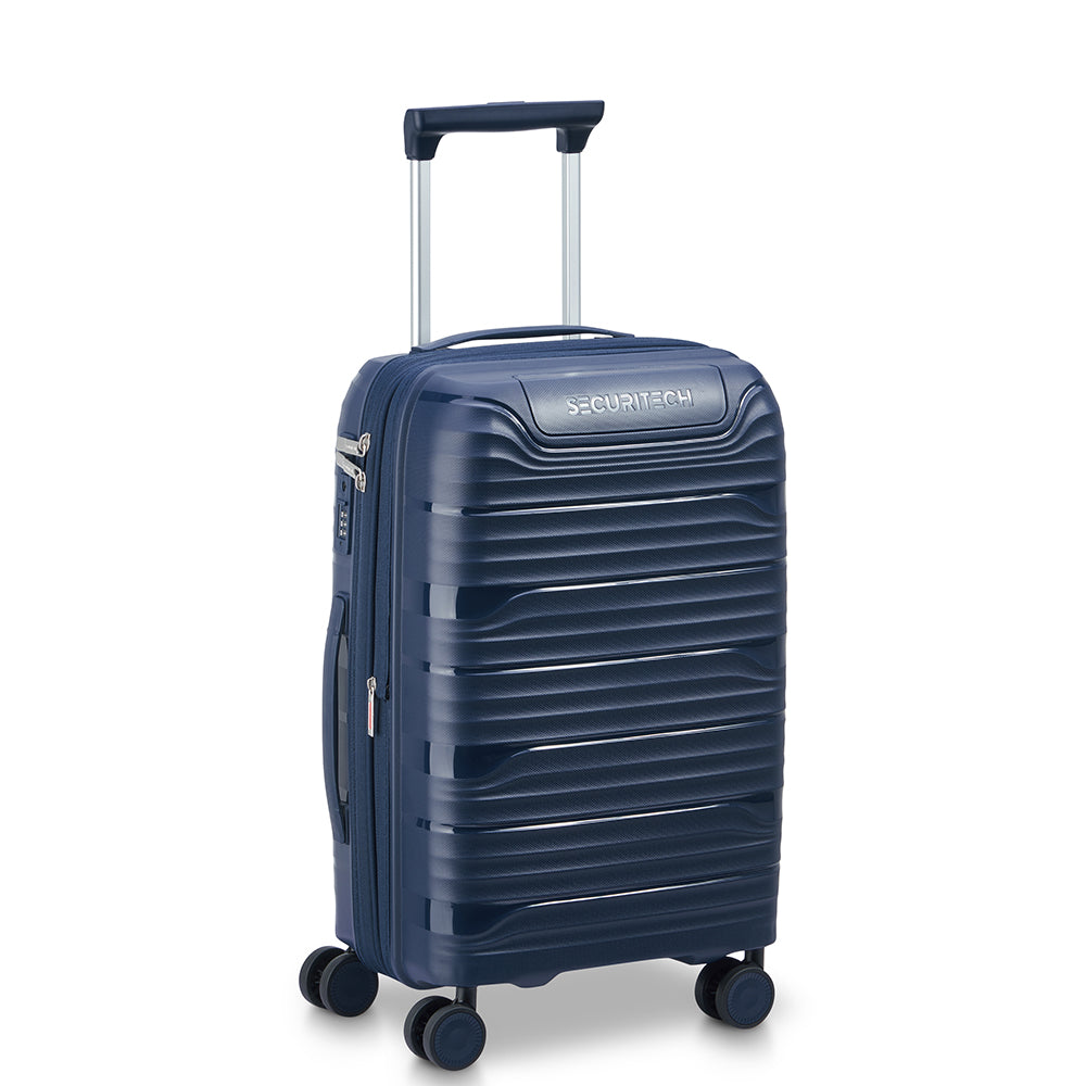 Delsey Paris Securitech Dune Hardcase 4 Double Wheel Expandable Luggage Trolley