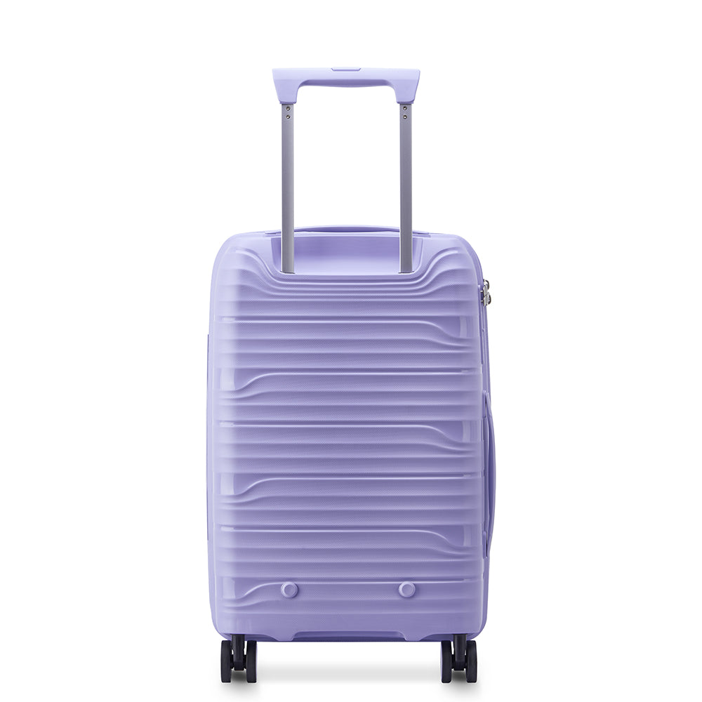 Delsey Paris Securitech Dune Hardcase 4 Double Wheel Expandable Luggage Trolley