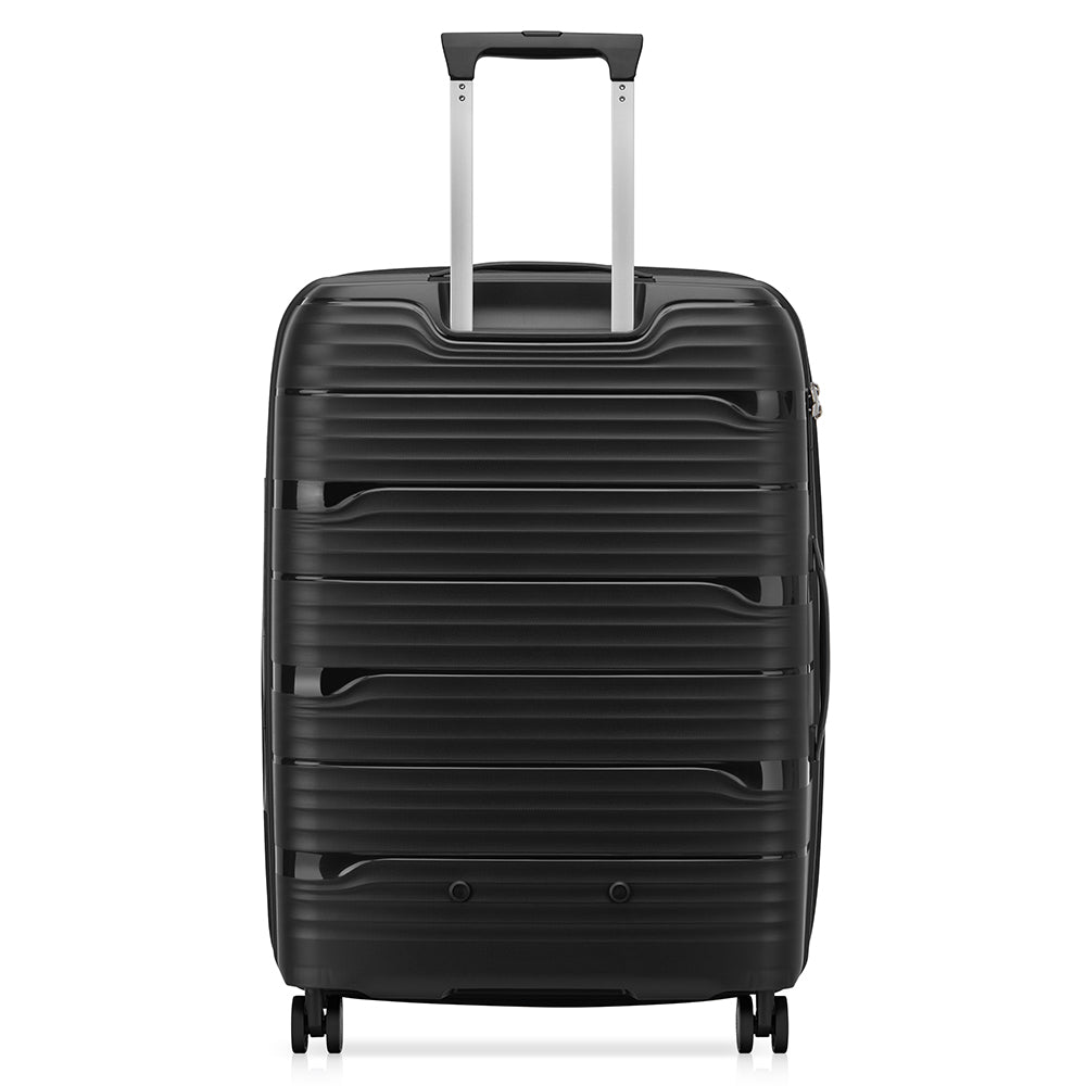 Delsey Paris Securitech Dune Hardcase 4 Double Wheel Expandable Luggage Trolley