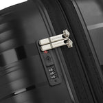 Delsey Paris Securitech Dune Hardcase 4 Double Wheel Expandable Luggage Trolley