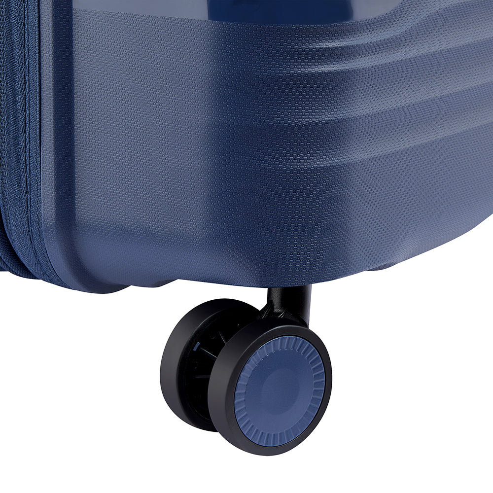 Delsey Paris Securitech Dune Hardcase 4 Double Wheel Expandable Luggage Trolley