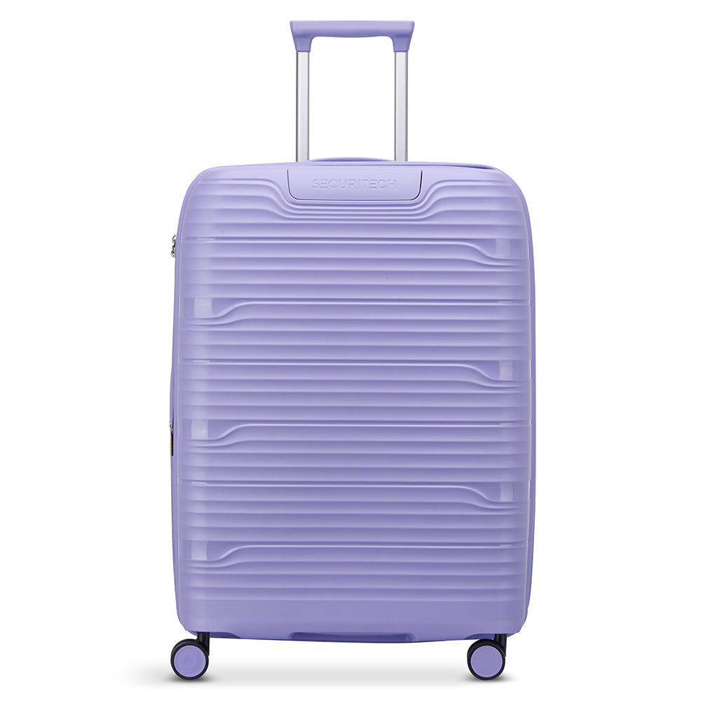 Delsey Paris Securitech Dune Hardcase 4 Double Wheel Expandable Luggage Trolley