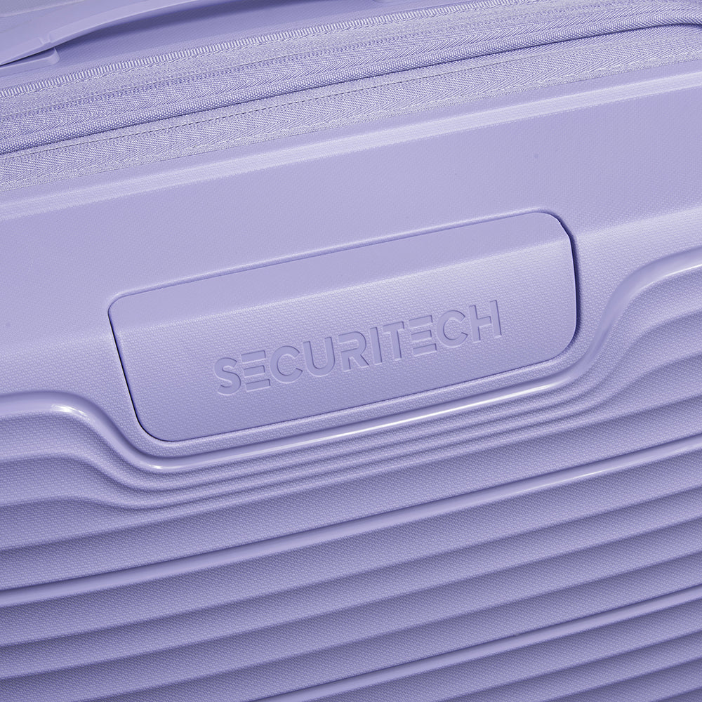 Delsey Paris Securitech Dune Hardcase 4 Double Wheel Expandable Luggage Trolley