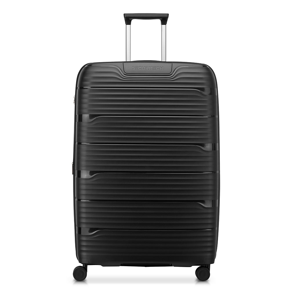 Delsey Paris Securitech Dune Hardcase 4 Double Wheel Expandable Luggage Trolley