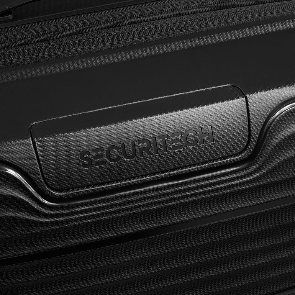 Delsey Paris Securitech Dune Hardcase 4 Double Wheel Expandable Luggage Trolley