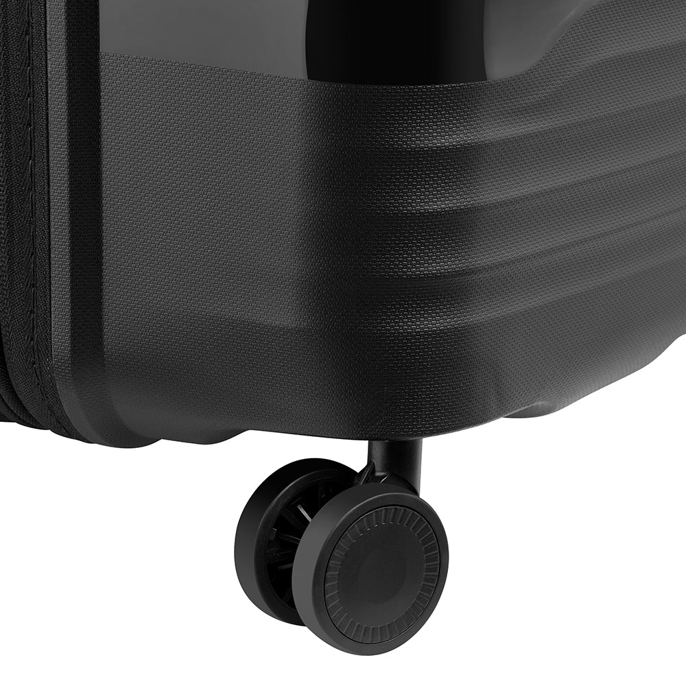 Delsey Paris Securitech Dune Hardcase 4 Double Wheel Expandable Luggage Trolley