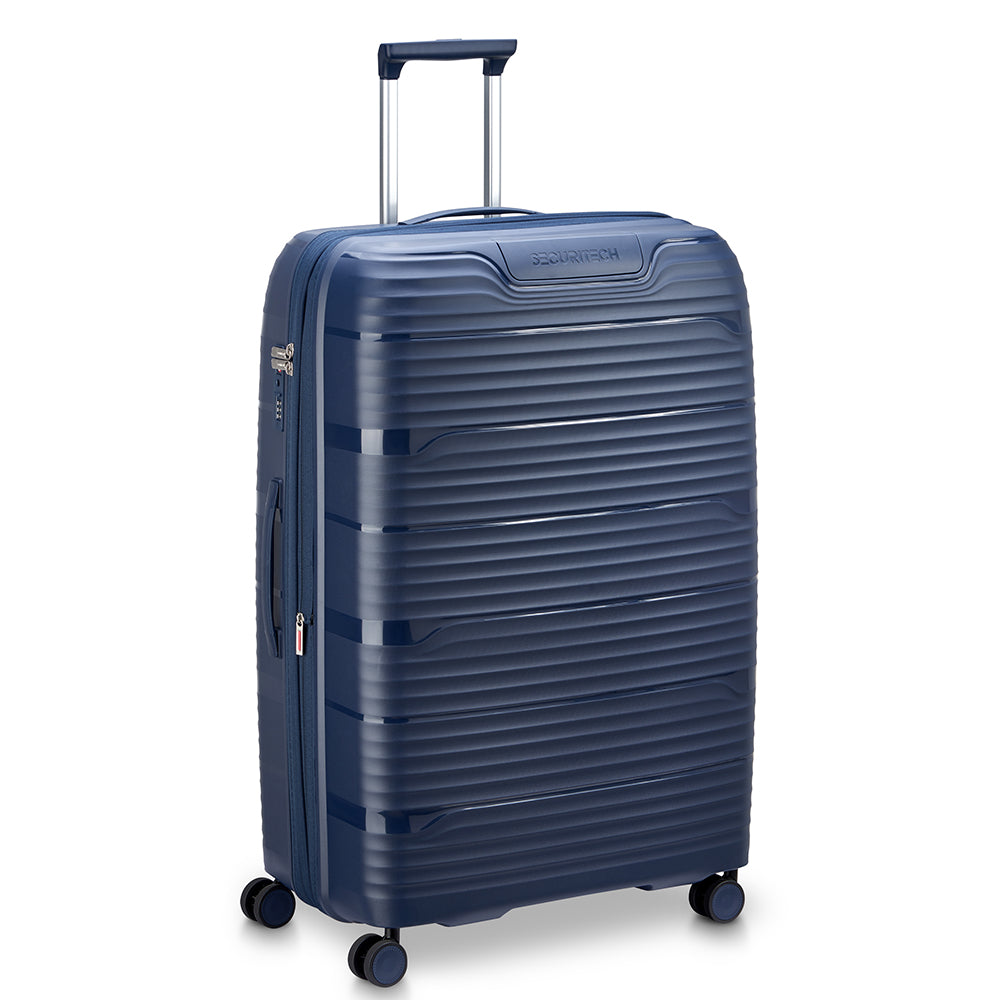 Delsey Paris Securitech Dune Hardcase 4 Double Wheel Expandable Luggage Trolley