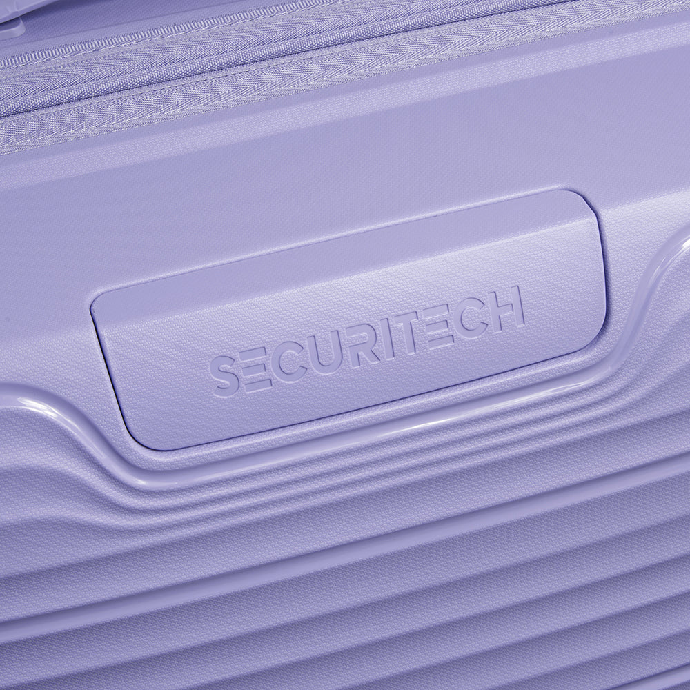 Delsey Paris Securitech Dune Hardcase 4 Double Wheel Expandable Luggage Trolley