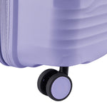 Delsey Paris Securitech Dune Hardcase 4 Double Wheel Expandable Luggage Trolley