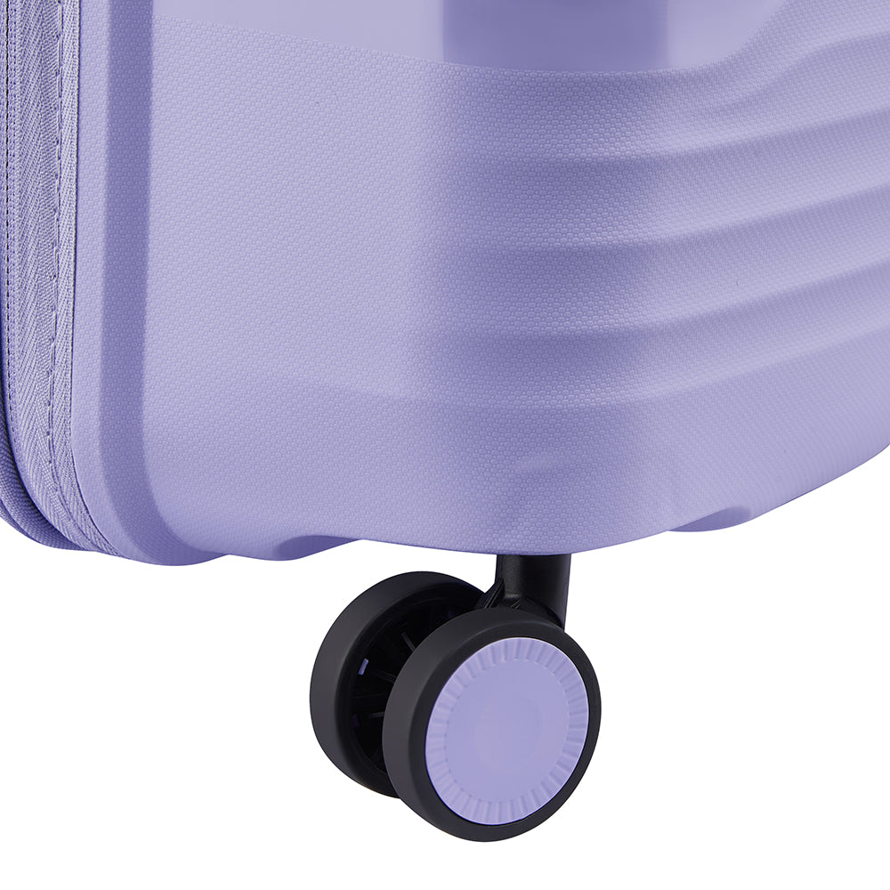 Delsey Paris Securitech Dune Hardcase 4 Double Wheel Expandable Luggage Trolley