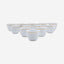Dankotuwa Cawa Cup Set 12Pc Line White Gold