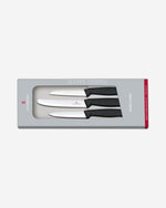 Victorinox Swiss Classic 3 Piece Paring Knife Set - Black - 6.7113.3G