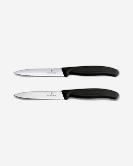 Victorinox 2 Piece Swiss Classic Paring Knife Set - Black - 6.7793.B