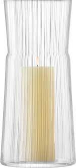 LSA Gio Line Lantern/Vase Clear