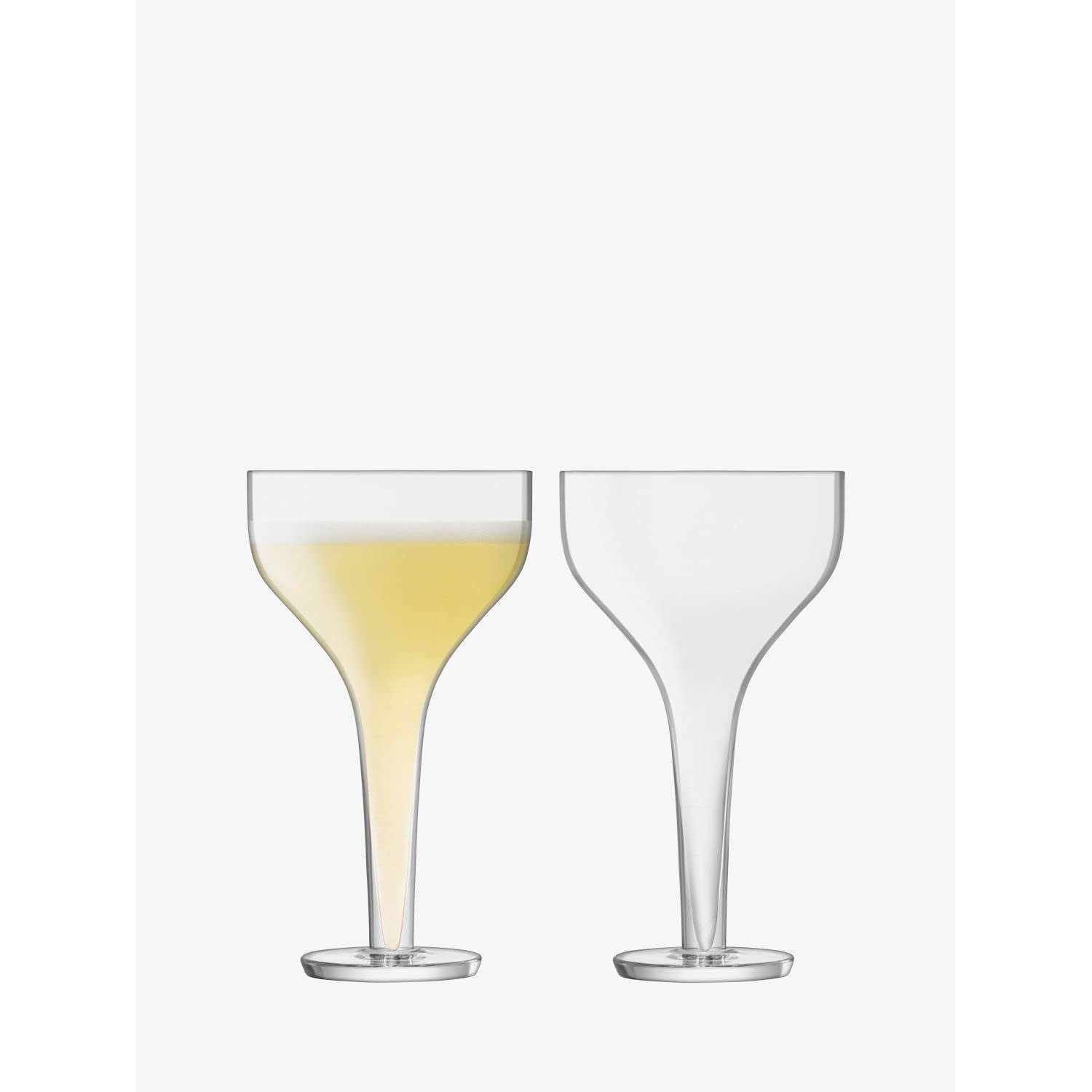 LSA Epoque Cocktail Saucer Clearx 2