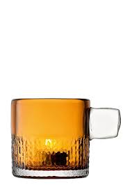 LSA Handle Tealight Holder Amber