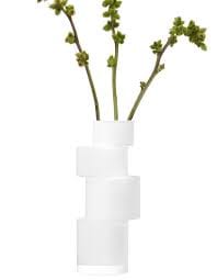 Tier Vase H35cm Chalk White