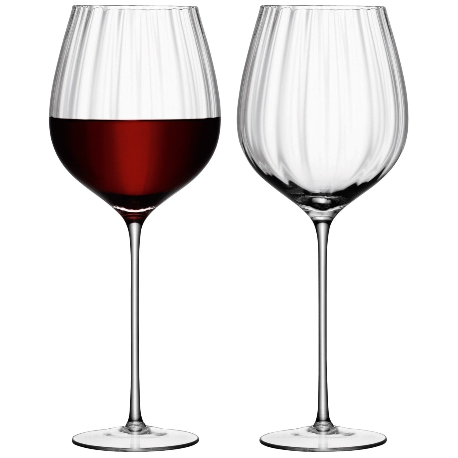 LSA أوريليا النبيذ الأحمر زجاج واضح البصرية × 2