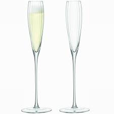 LSA Aurelia Grand Champagne Flute  Clear Optic x 2