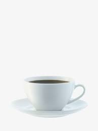 Dine Tea/Coffee Cup & Saucer Curved 0.22L x 4