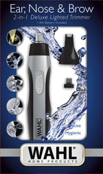 Wahl Ear Nose & Brow Battery Operated 2 in 1 Deluxe Lighted Trimmer