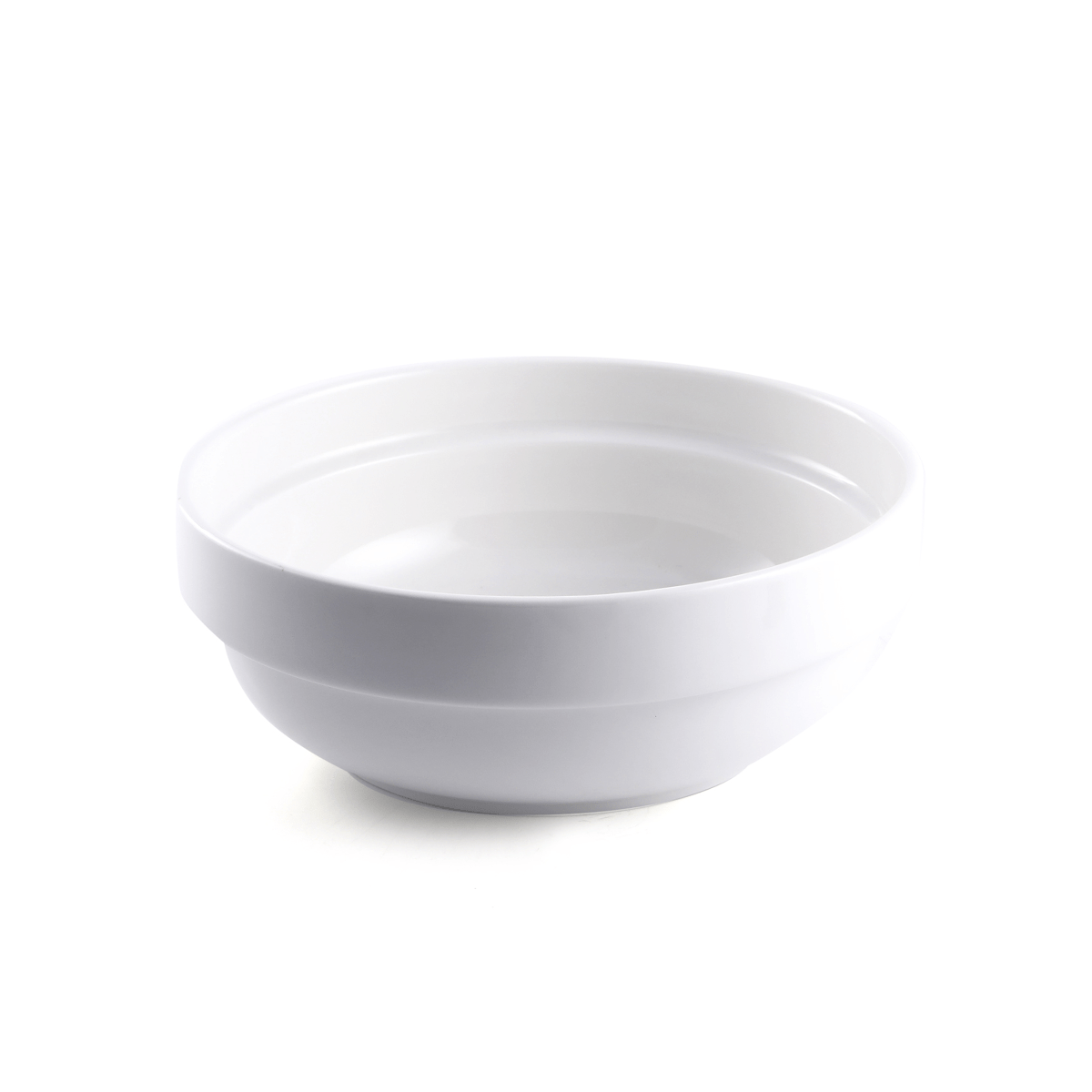 Porceletta Ivory Porcelain Round Stackable Bowl 17.5 cm