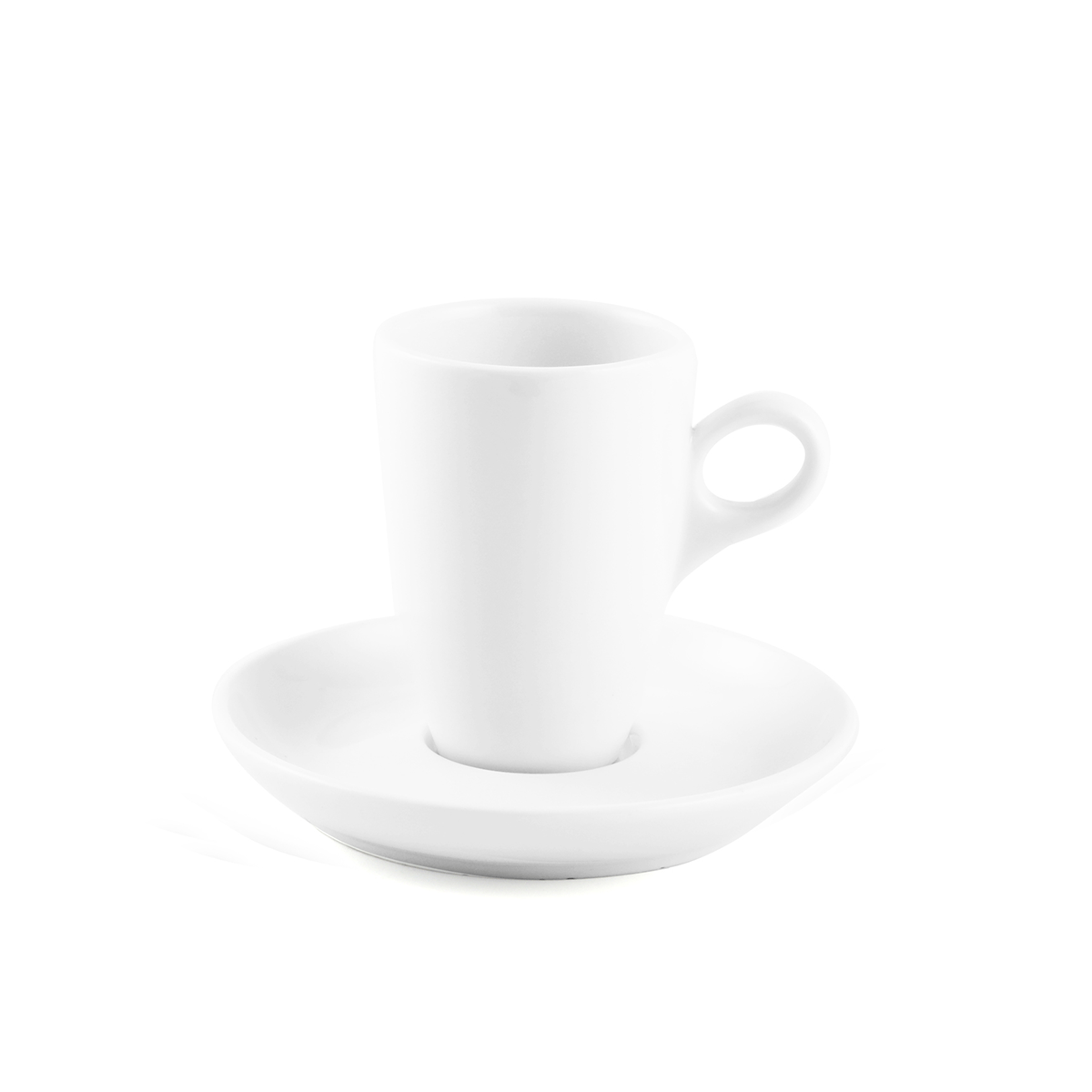 Porceletta Ivory Porcelain Stylish Coffee & Tea Cup & Saucer 250 ml