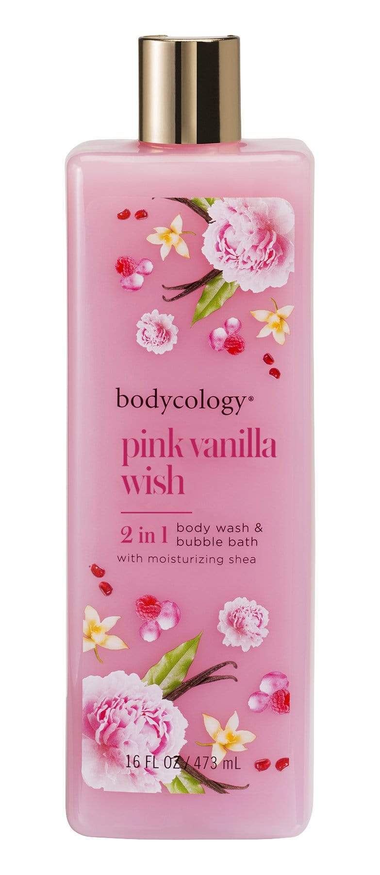 BODYCOLOGY PINK Vanilla WISH Moisturizing Body Wash Shower gel 473 ml103913CT - Jashanmal Home
