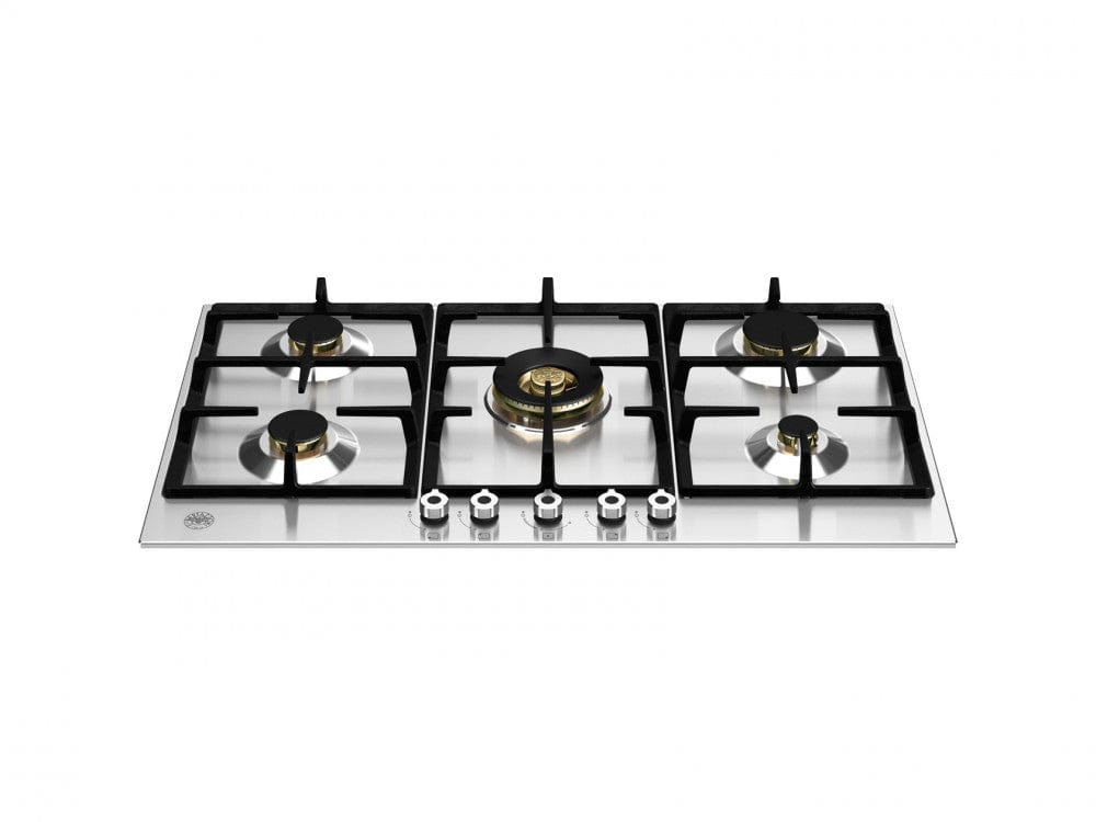 Bertazzoni Professional Series 90 cm Gas hob with central dual wok, P905CPROX