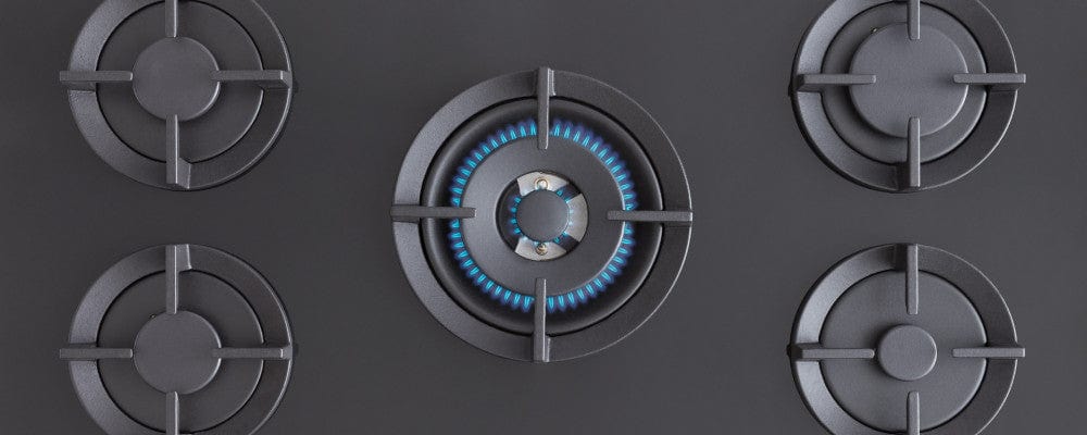 Bertazzoni Professional Series Gas on Glass Hob with Central Wok 90cm