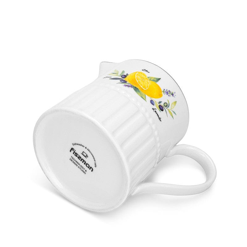 Fissman Pitcher Creamer  Lemon Provence Series 250 Ml Porcelain