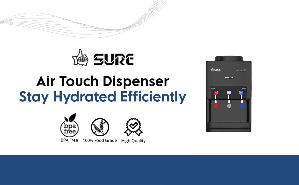 Sure Air 3-Tap Touch Table top Water Dispnser
