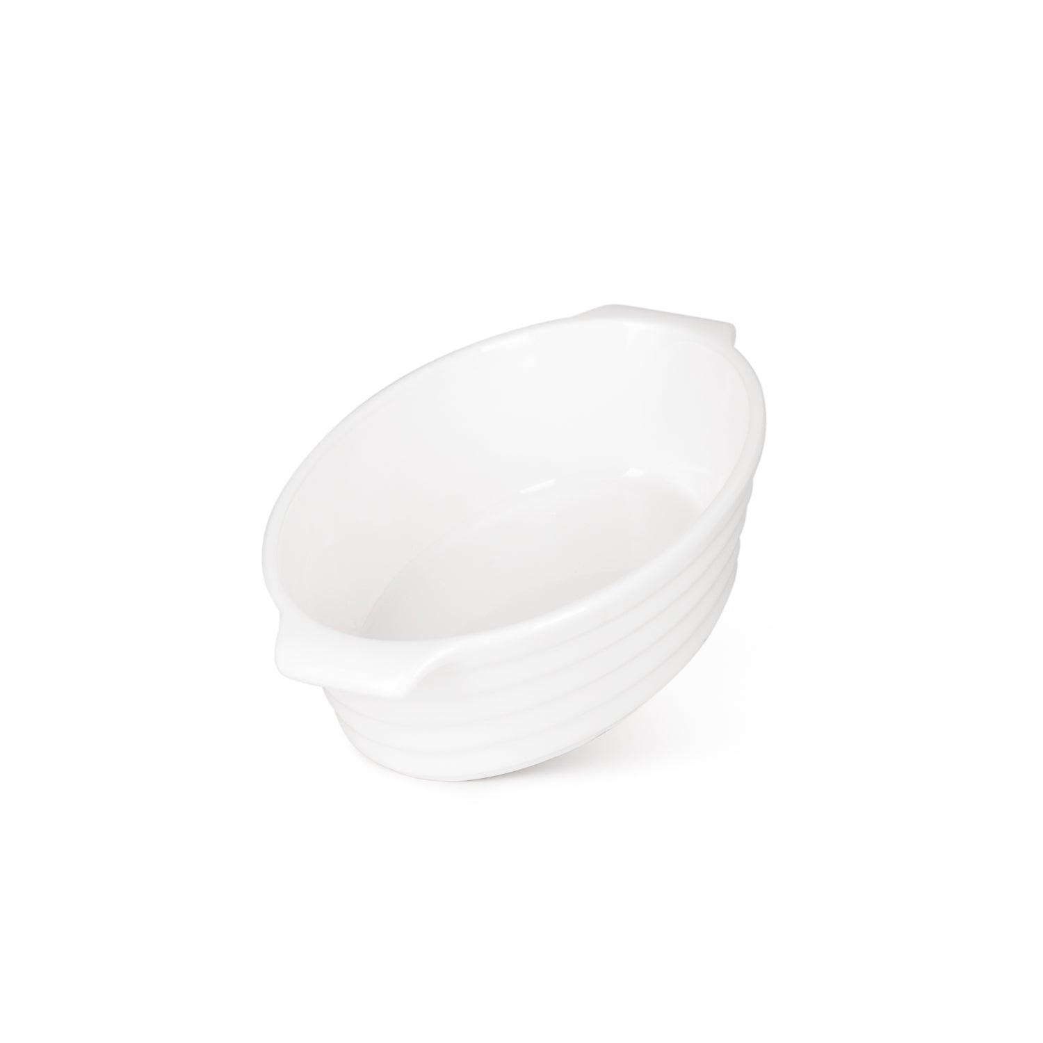 Fissman 3 Piece Oval Baking Dish 13x10?4.5cm/220ml Porcelain