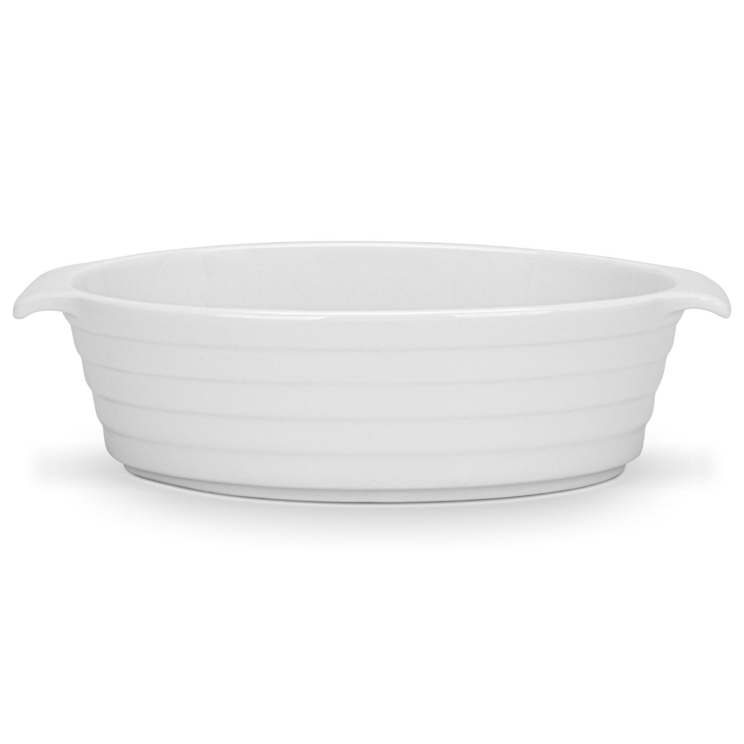 Fissman 3 Piece Oval Baking Dish 13x10?4.5cm/220ml Porcelain