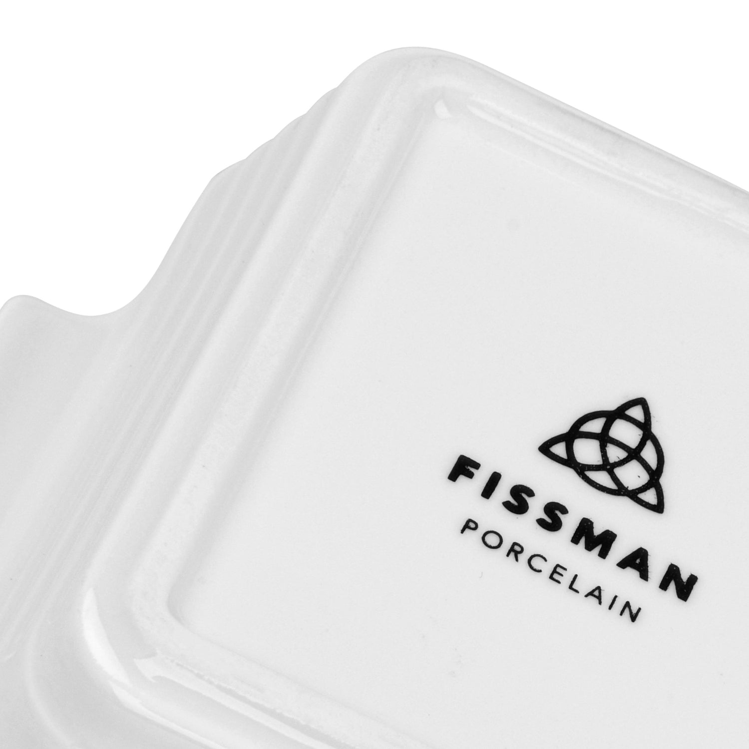 Fissman Dish Square Porcelain 3Pc 200ml