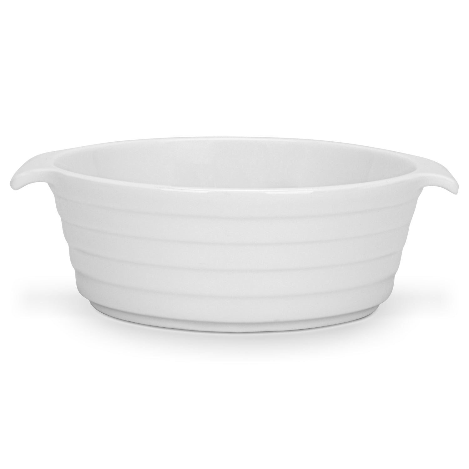 Fissman 3 Piece Round Baking Dish 12x4.5cm/220ml Porcelain